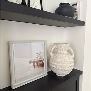 “Stormy Tower” Float Mount Framed Print – 16” x 16”